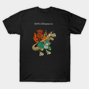 Clanosaurus Rex KINCAIDsaurus rex Plaid Kincaid Scotland Ireland Family Tartan T-Shirt